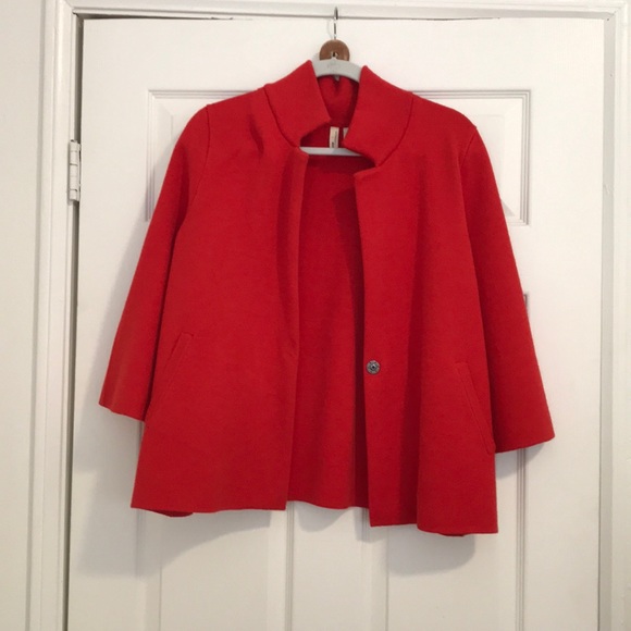 Cute, New, Red Anthropologie “Moth” Jacket - Picture 3 of 5